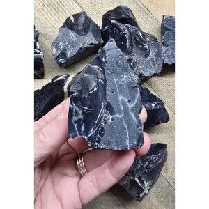 Half Pound Rough Spiderweb Obsidian Crystal – Natural Raw Protection Stone